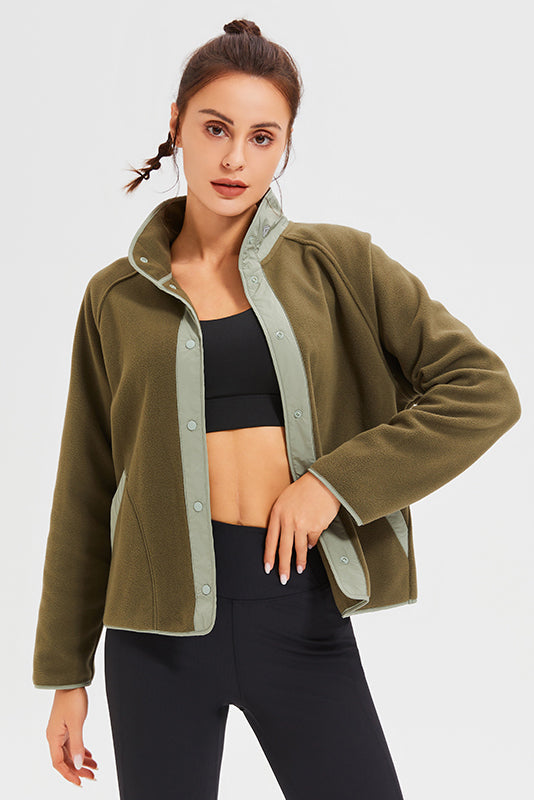 Women Winter Fleece Warm Sports Jacket