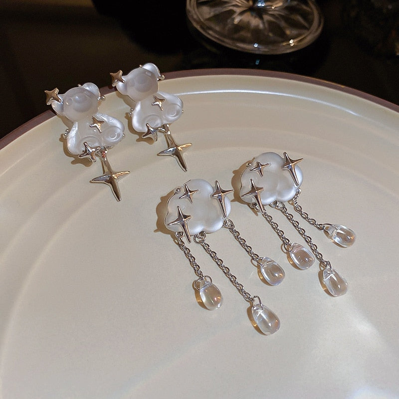 Geometric Water Drop Earrings