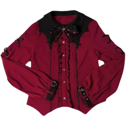 Gothic Lolita Outfit - Shirt & Skirt