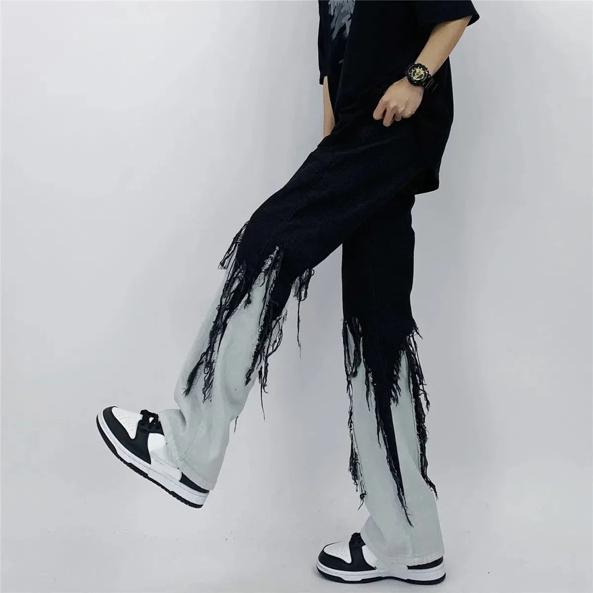 Japanese Loose Tassel Pants