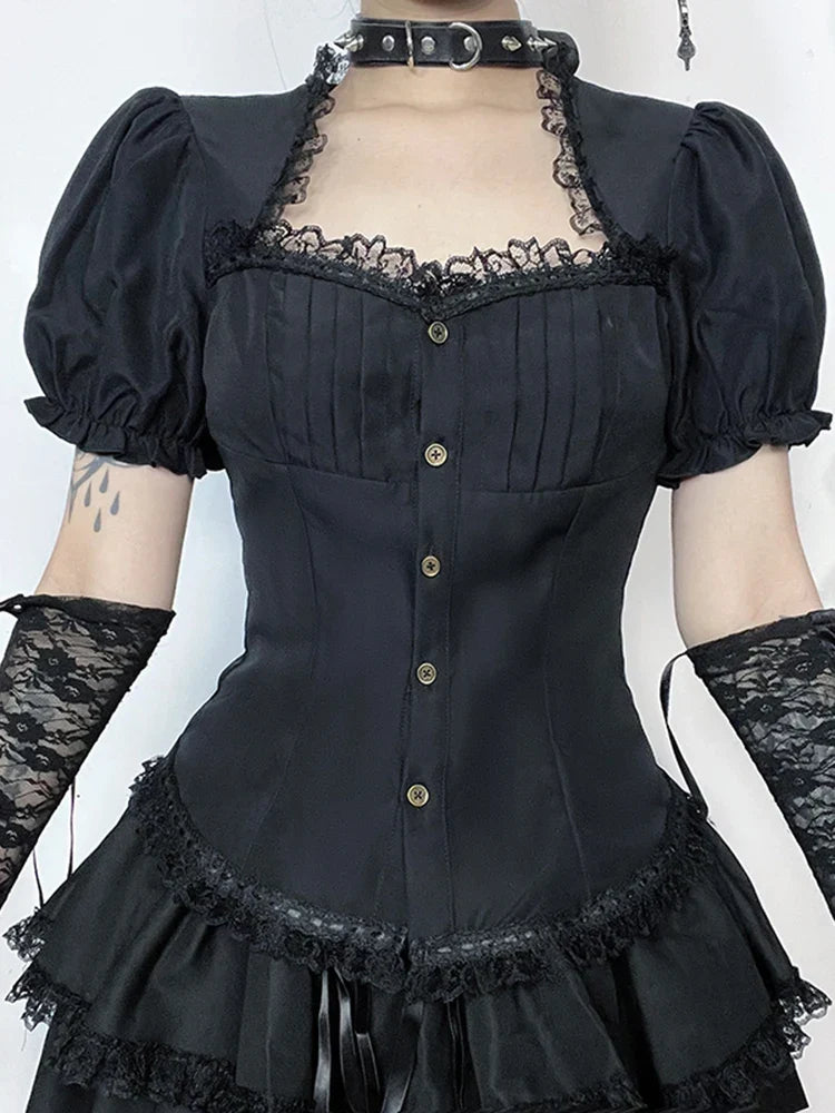 Gothic Lolita Vintage Blouse