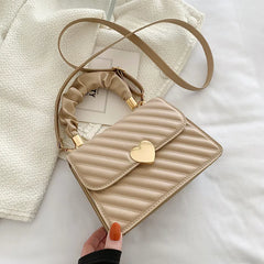 Metal Heart Shoulder Bag