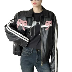Cute Punk Leather Jacket