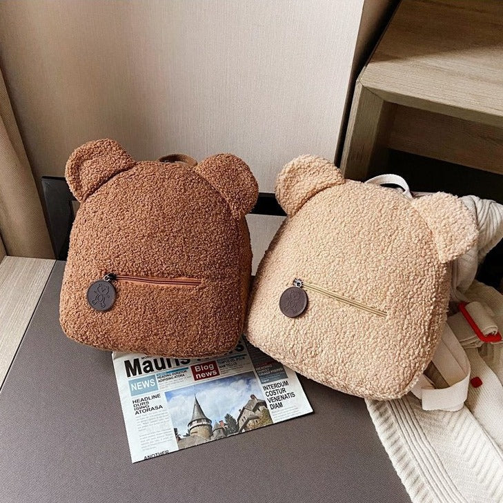 Fluffy Bear Backpack