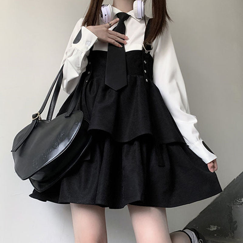 Korean Gothic Darkwear Dress