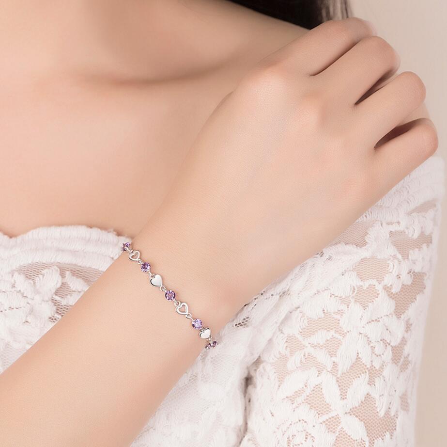 Silver Heart Bracelet
