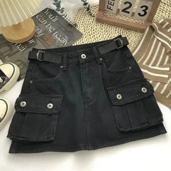 Y2K Vintage Denim Mini Skirt