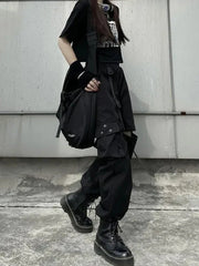 Gothic Techwear Cargo Pants