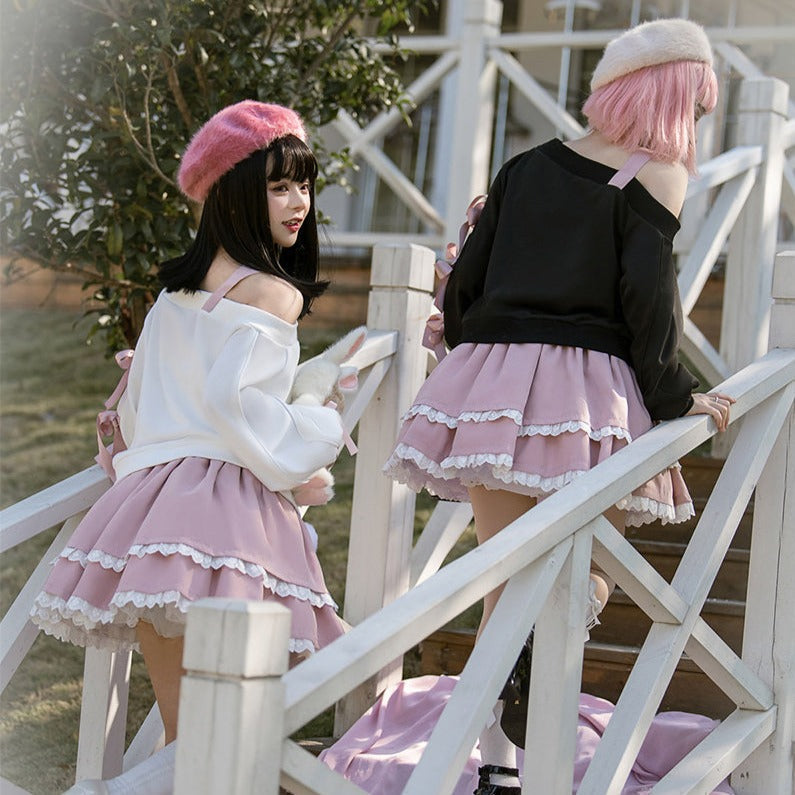 Pastel Goth Heart Sweater