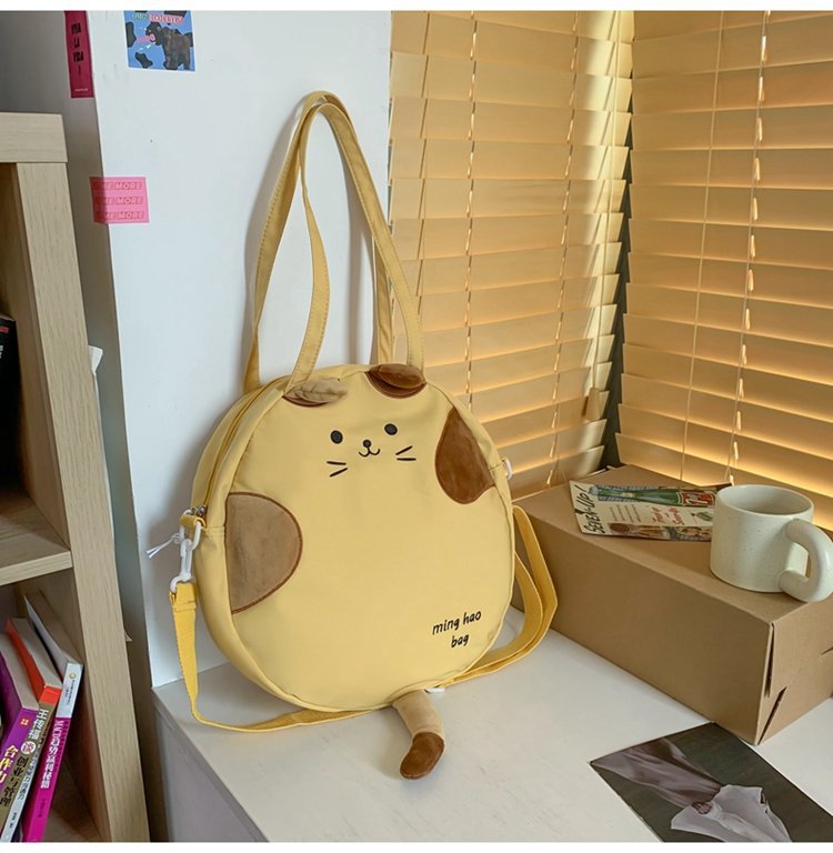 Kawaii Cat Circle Handbag