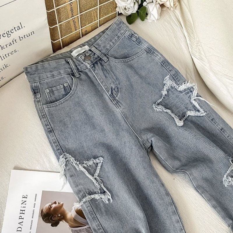 Korean Fashion High Waist Jeans