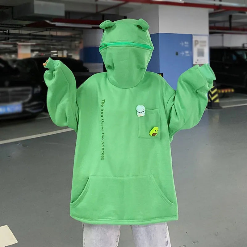 Kawaii Frog Hoodie