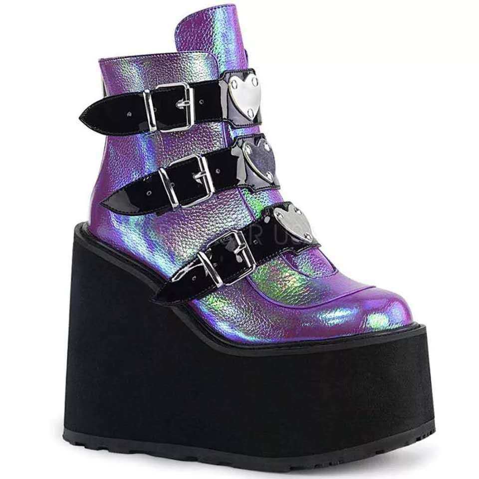 Harajuku Platform Ankle Boots