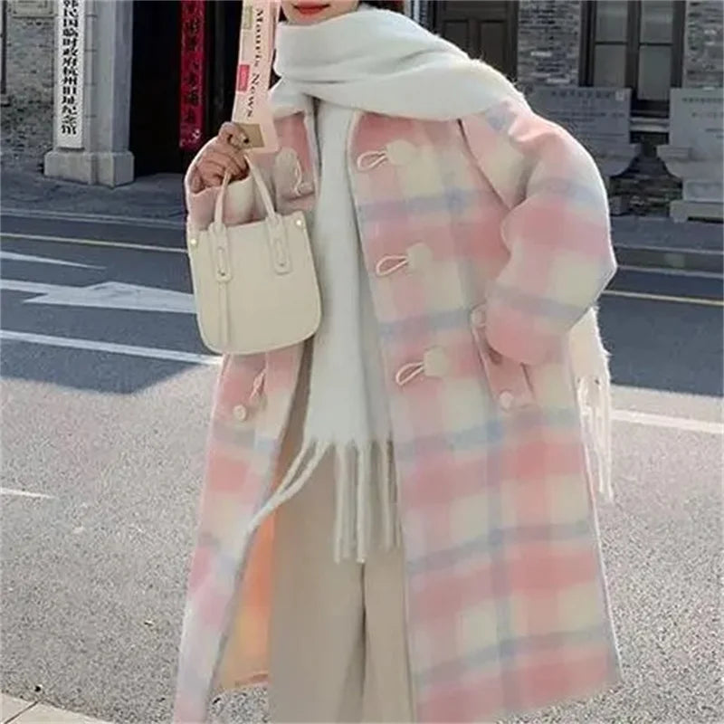 Winter Pastel Woollen Coat