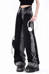 Y2K High Waist Wide Jeans