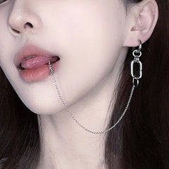 Fake Piercing Lip Clip Earring