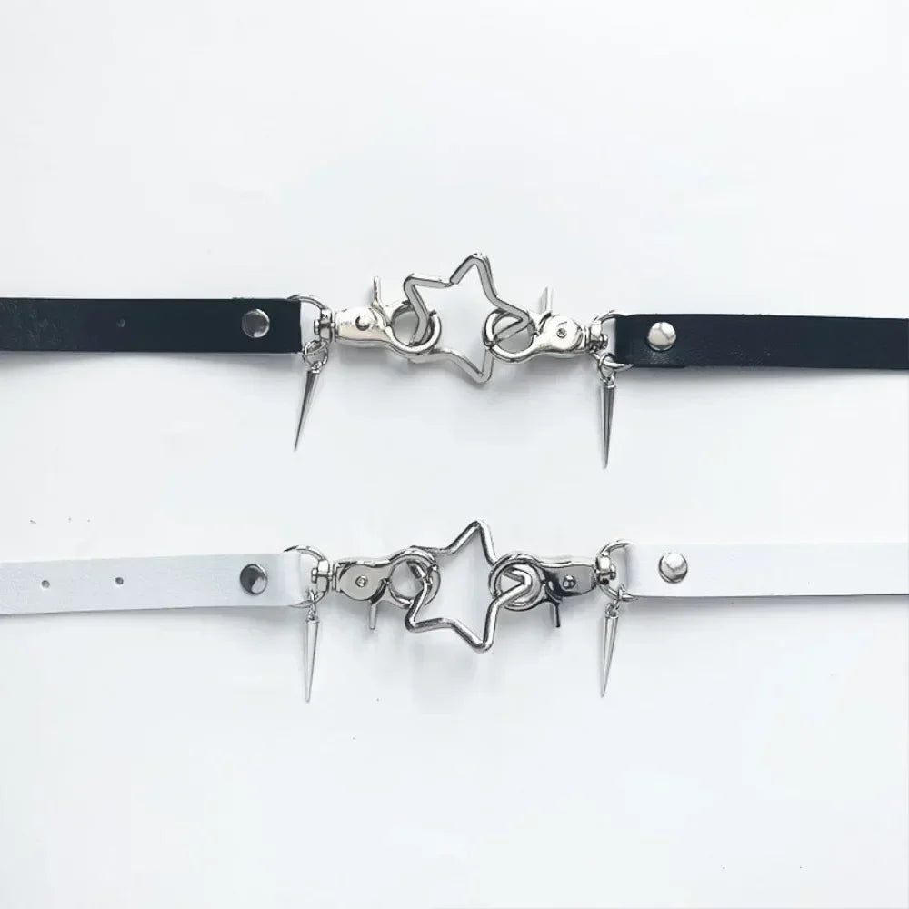 Y2K Gothic Star Choker