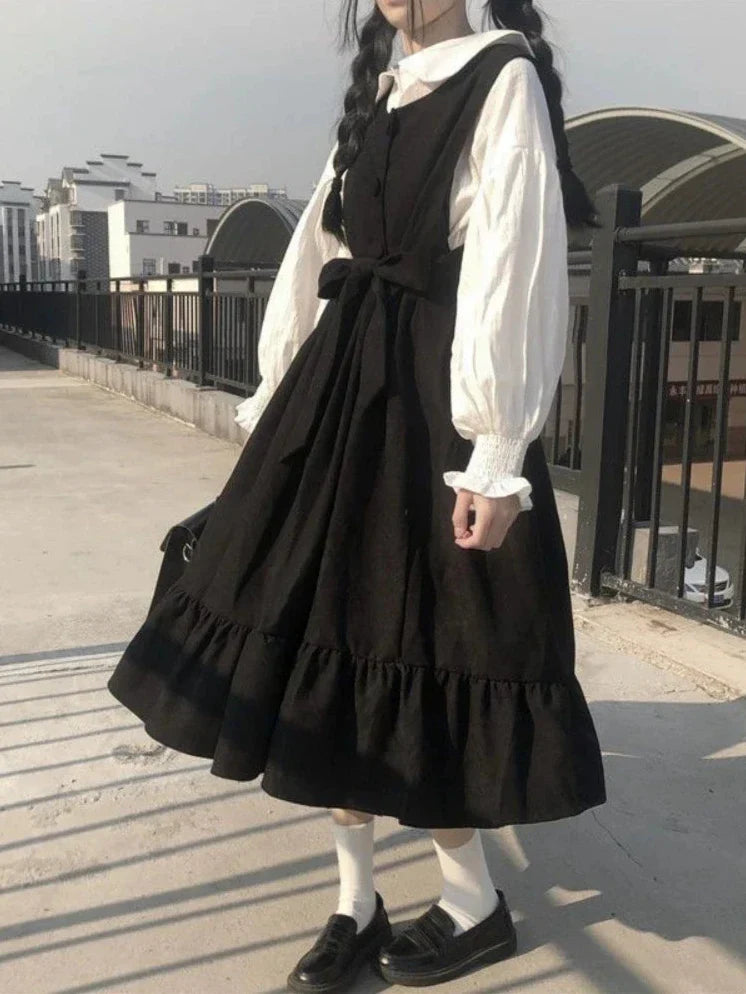 Harajuku Gothic 2-Piece Dress