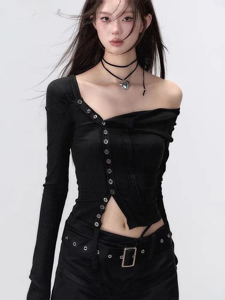 Korean Slim Crop Top