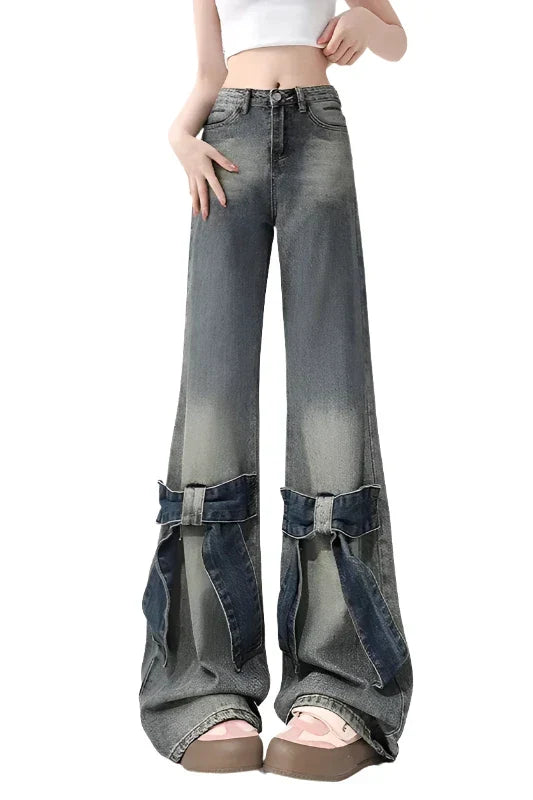 Y2K Punk Flare Jeans