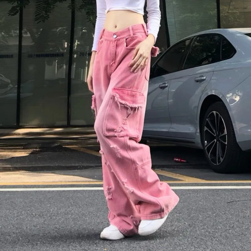 High Waist Wide Jeans