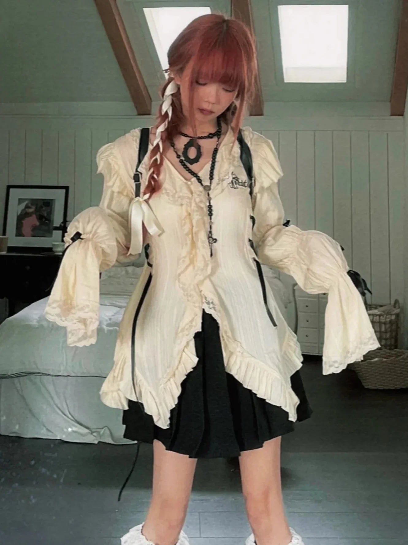 Y2K Oversized Lolita Blouse