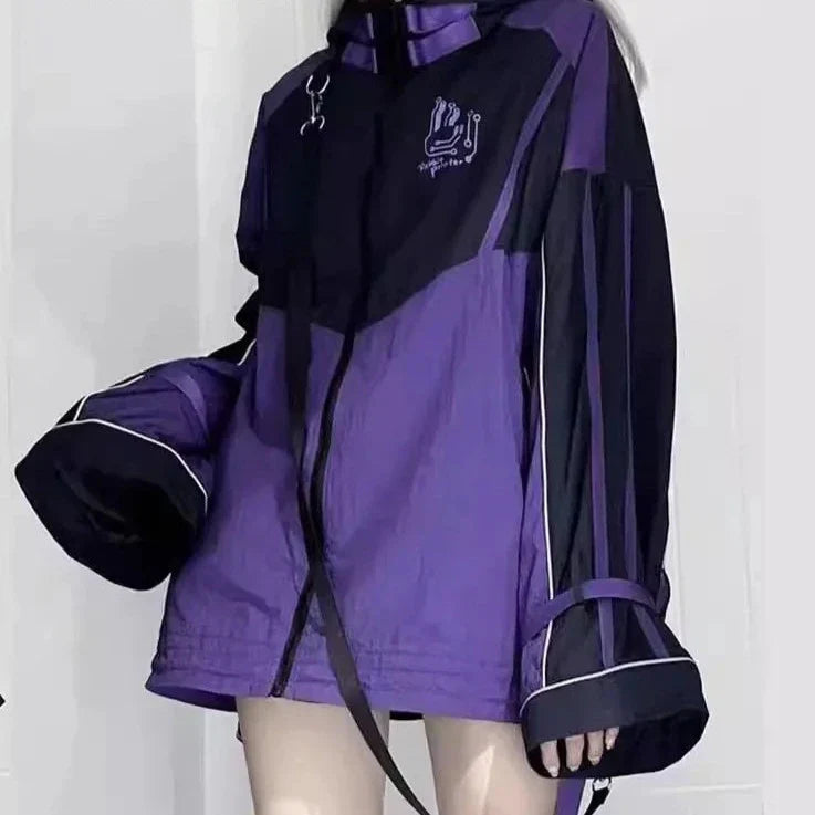 Y2K Oversized Sports Jacket