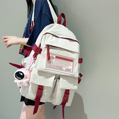 Multipocket Nylon Backpack