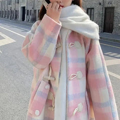 Winter Pastel Woollen Coat
