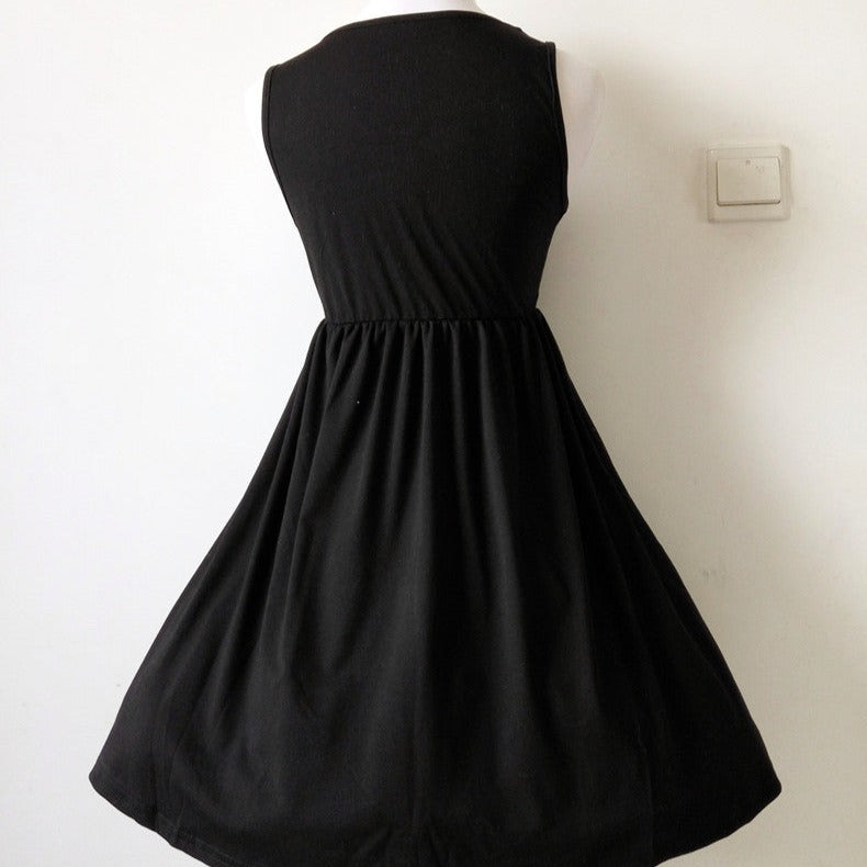 Japanese Style Black Rabbit Clothing Set
