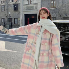 Winter Pastel Woollen Coat