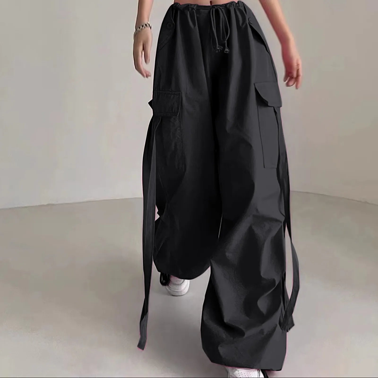 Oversized Cargo Sports Pants