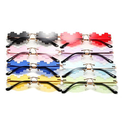 Pixel Heart-Shaped Glasses