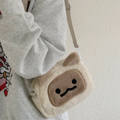 Kawaii Plush Cat Shoulder Bag