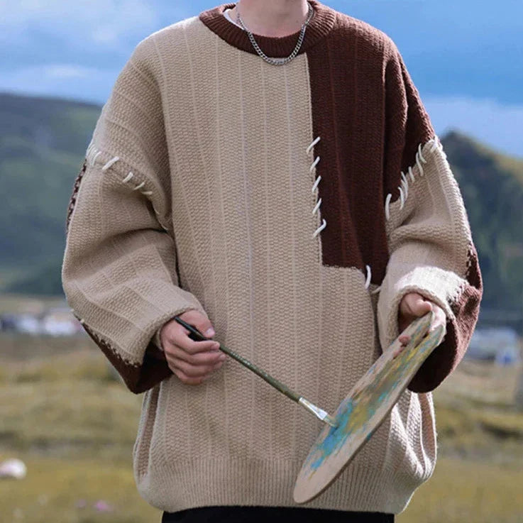 Korean Casual Oversized Sweater