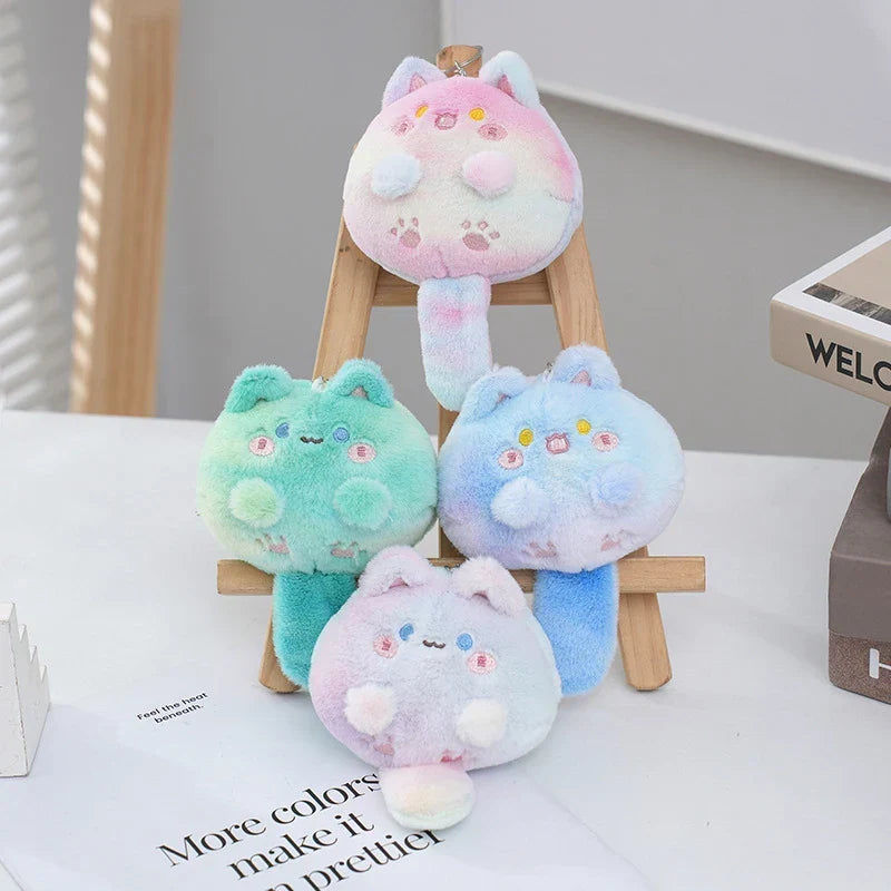 Kawaii Plush Cat Keyring Toy