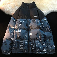 Y2K Graffiti Winter Jacket