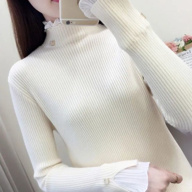 Korean Turtleneck Pullover Sweater