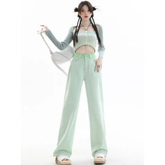 High Waist Korean Jeans