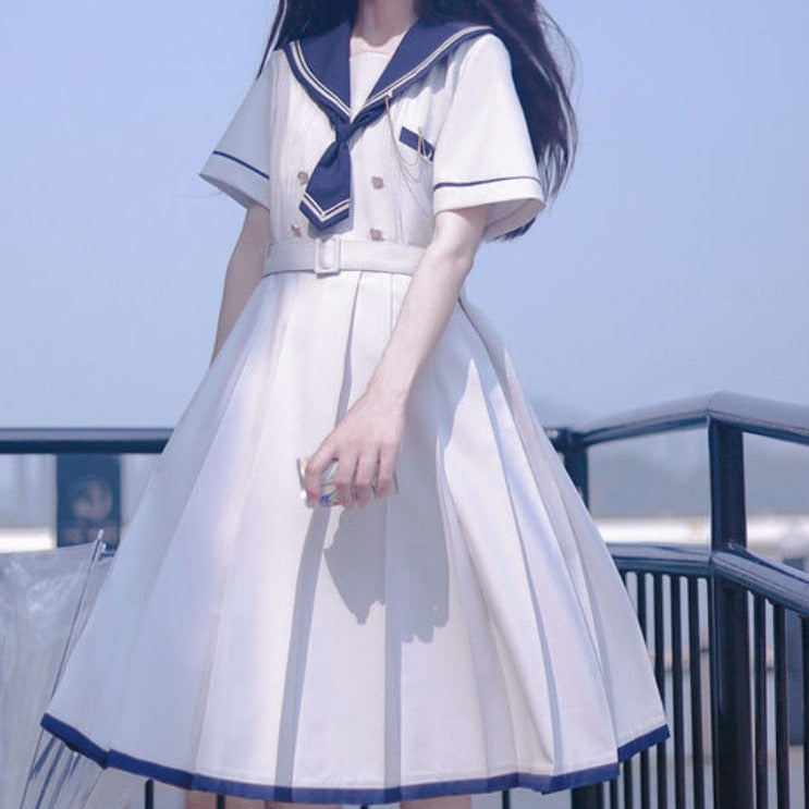 Japanese Sailor Collar Dress