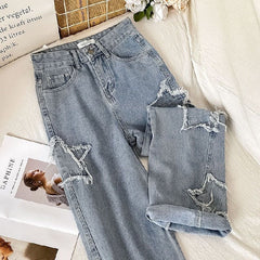Korean Fashion High Waist Jeans