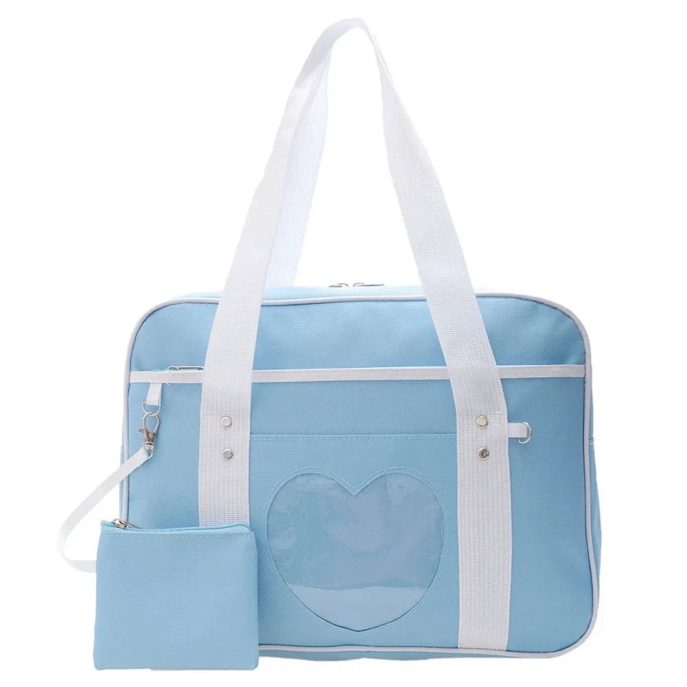 Japanese Heart Student Shoulder Bag