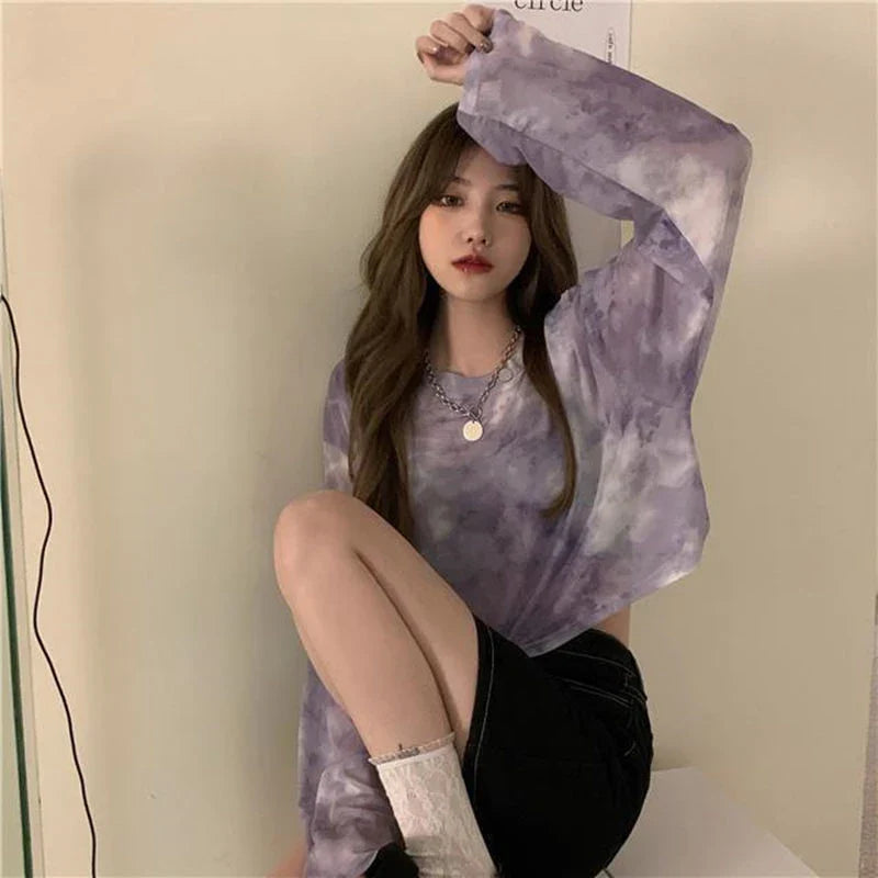 Japanese Tie Dye Sunproof Top