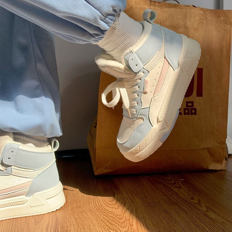 Macaron Color Warm Shoes