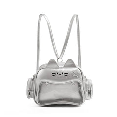 Y2K Preppy Style Cat Backpack