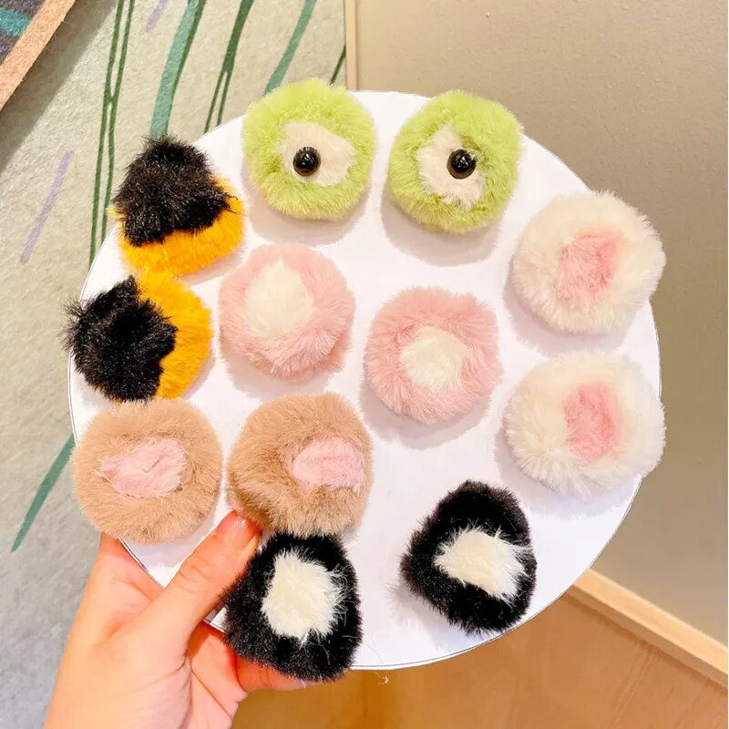 Plush Ears Hairpins