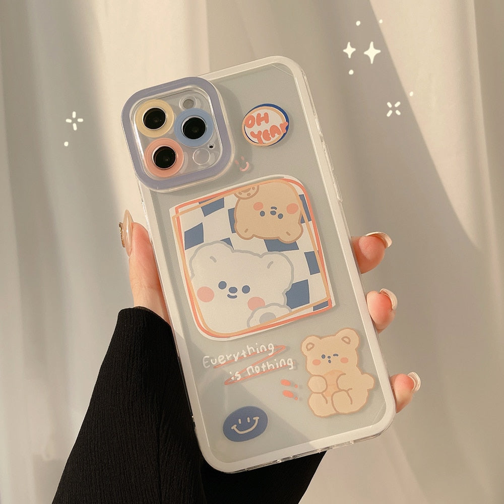 Kawaii Chocolate Bear Case for iPhone