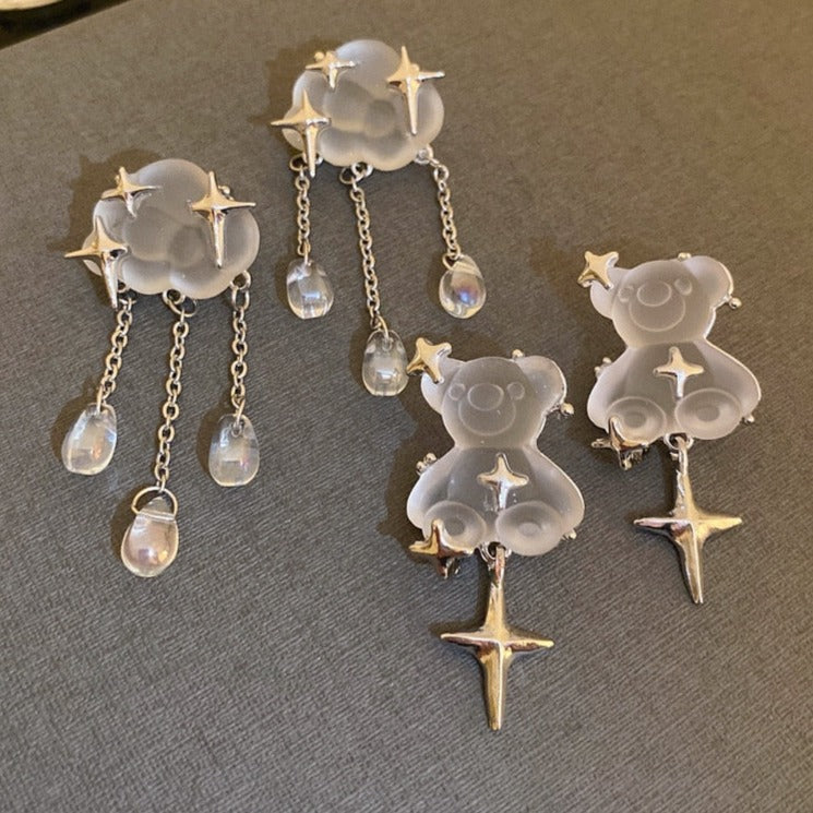 Geometric Water Drop Earrings