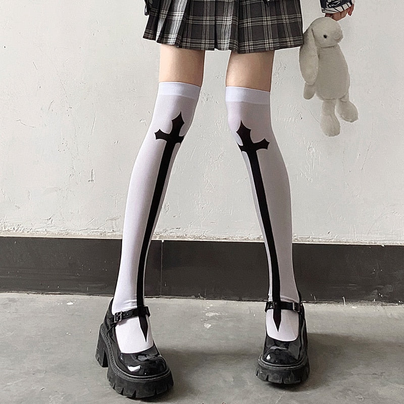 Japanese Gothic Stockings