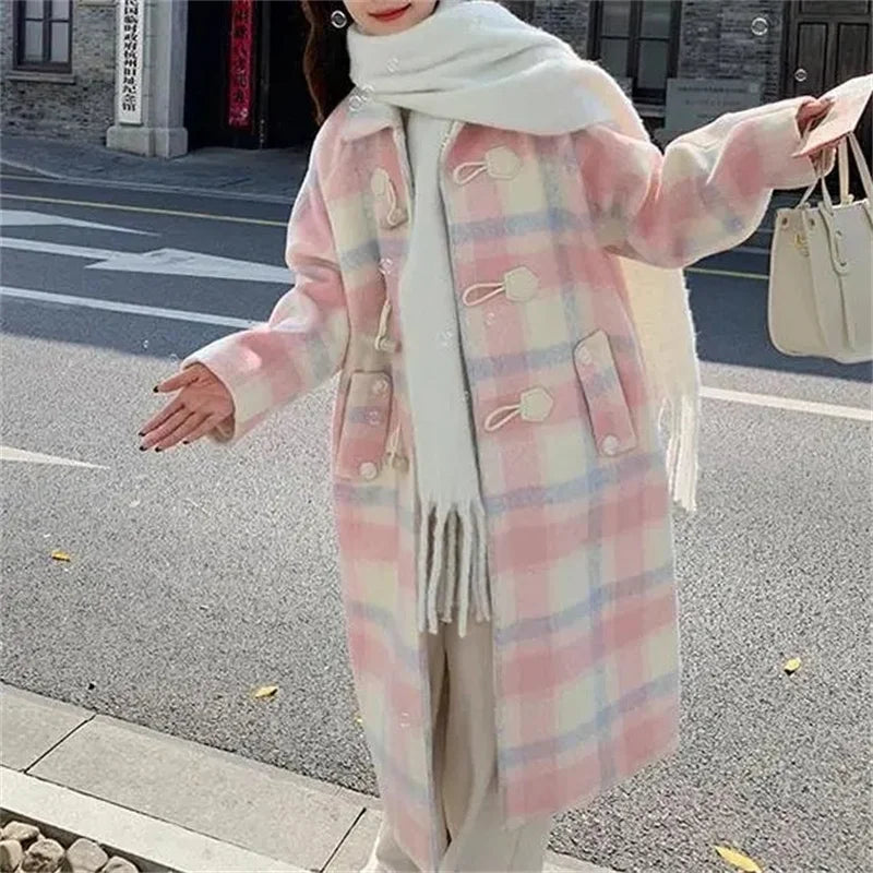 Winter Pastel Woollen Coat